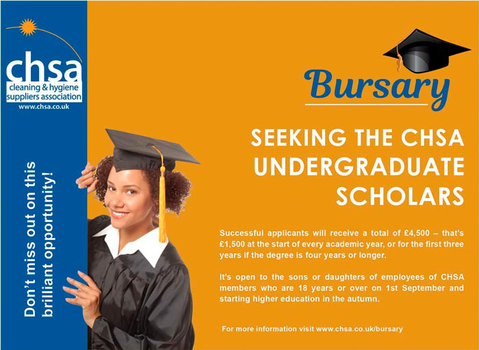CHSA Bursary, seeking the undergraduate scholars